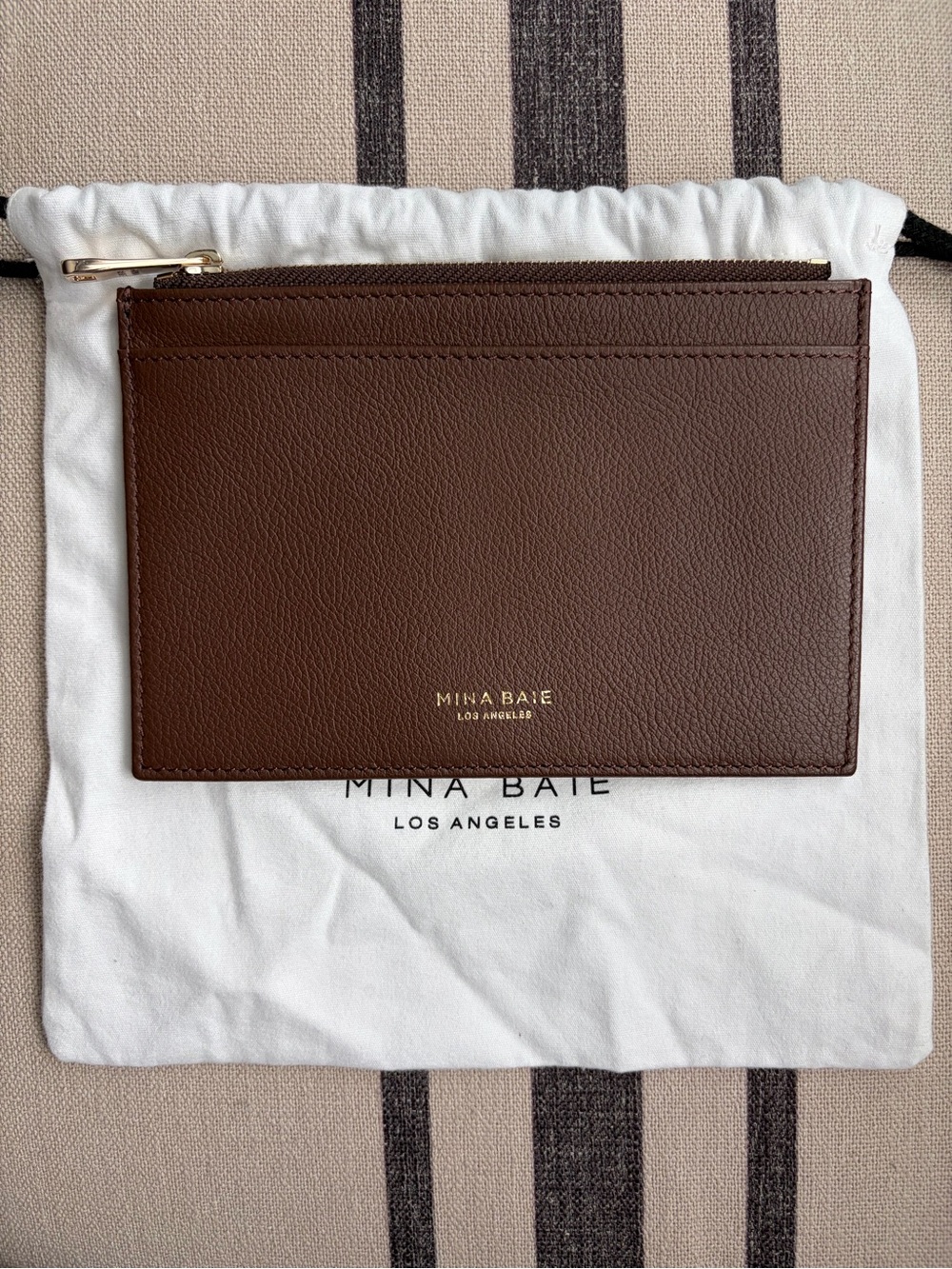 Mina Baie Lijah wallet (Full) - Leather Cocoa
